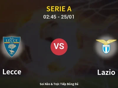 Kết Quả: Lecce 0-0 Lazio – Highlight & Bàn Thắng | Serie A