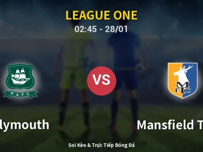 Kết Quả: Plymouth 1-1 Mansfield Town – Highlight & Bàn Thắng | League One