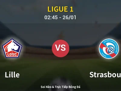 Kết Quả: Lille 1-4 Strasbourg – Highlight & Bàn Thắng | Ligue 1