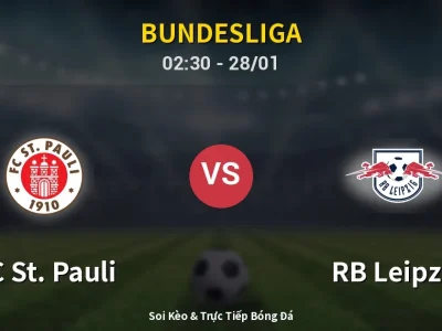 Kết Quả: FC St. Pauli 1-1 RB Leipzig – Highlight & Bàn Thắng | Bundesliga