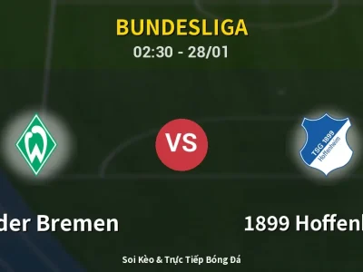 Kết Quả: Werder Bremen 0-2 1899 Hoffenheim – Highlight & Bàn Thắng | Bundesliga