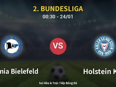 Kết Quả: Arminia Bielefeld 2-2 Holstein Kiel – Highlight & Bàn Thắng | 2. Bundesliga