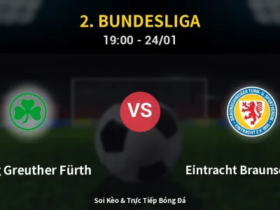 🔴 Trực Tiếp: SpVgg Greuther Fürth 0-0 Eintracht Braunschweig – Link Xem 2. Bundesliga (Full HD)