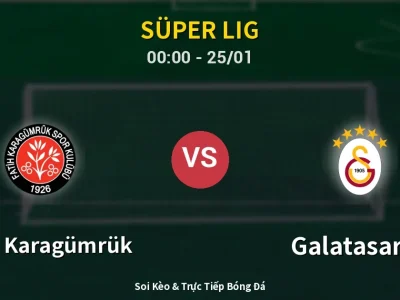 Kết Quả: Fatih Karagümrük 1-3 Galatasaray – Highlight & Bàn Thắng | Süper Lig