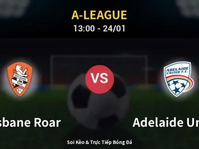 Kết Quả: Brisbane Roar 2-3 Adelaide United – Highlight & Bàn Thắng | A-League