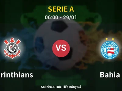 Kết Quả: Corinthians 1-2 Bahia – Highlight & Bàn Thắng | Serie A