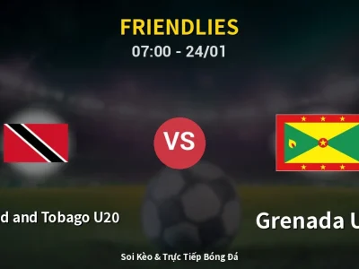 Kết Quả: Trinidad and Tobago U20 1-1 Grenada U20 – Highlight & Bàn Thắng | Friendlies