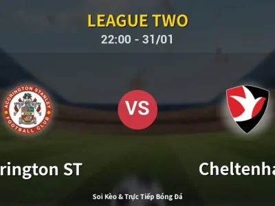 Soi Kèo Accrington ST vs Cheltenham – 22:00 31/01 | Nhận Định, Dự Đoán Tỷ Số