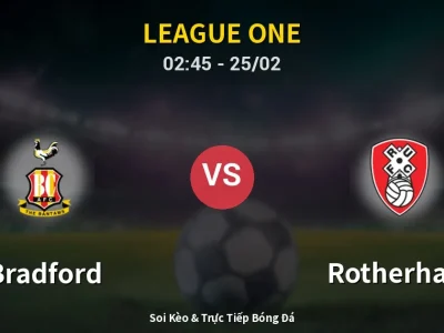 Kết Quả: Bradford 1-0 Rotherham – Highlight & Bàn Thắng | League One