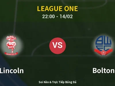 Soi Kèo Lincoln vs Bolton – 22:00 14/02 | Nhận Định, Dự Đoán Tỷ Số