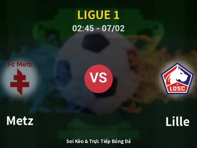 Kết Quả: Metz 0-0 Lille – Highlight & Bàn Thắng | Ligue 1