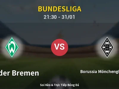 🔴 Trực Tiếp: Werder Bremen 0-0 Borussia Mönchengladbach – Link Xem Bundesliga (Full HD)