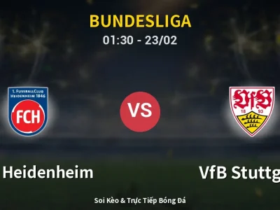 Kết Quả: 1. FC Heidenheim 3-3 VfB Stuttgart – Highlight & Bàn Thắng | Bundesliga