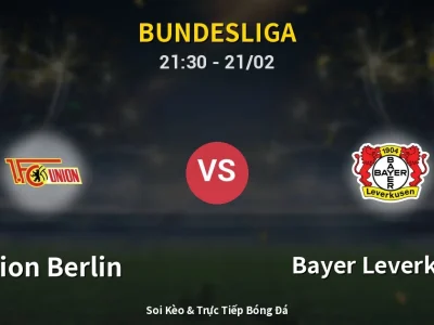 🔴 Trực Tiếp: Union Berlin 1-0 Bayer Leverkusen – Link Xem Bundesliga (Full HD)