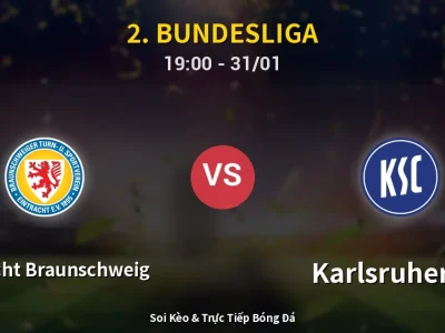 Kết Quả: Eintracht Braunschweig 1-0 Karlsruher SC – Highlight & Bàn Thắng | 2. Bundesliga