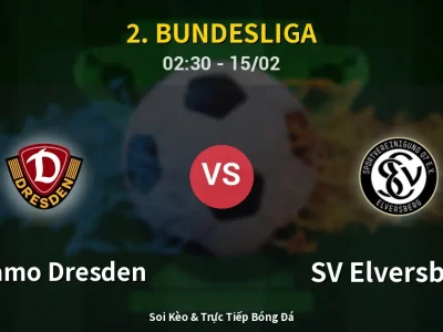 Kết Quả: Dynamo Dresden 1-2 SV Elversberg – Highlight & Bàn Thắng | 2. Bundesliga