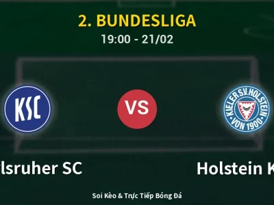 Kết Quả: Karlsruher SC 3-1 Holstein Kiel – Highlight & Bàn Thắng | 2. Bundesliga