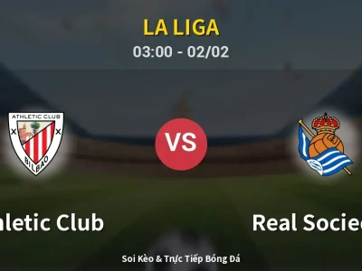 Kết Quả: Athletic Club 1-1 Real Sociedad – Highlight & Bàn Thắng | La Liga