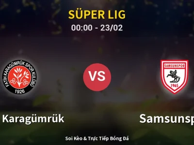 Kết Quả: Fatih Karagümrük 0-0 Samsunspor – Highlight & Bàn Thắng | Süper Lig
