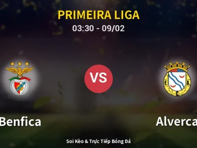 Kết Quả: Benfica 2-1 Alverca – Highlight & Bàn Thắng | Primeira Liga
