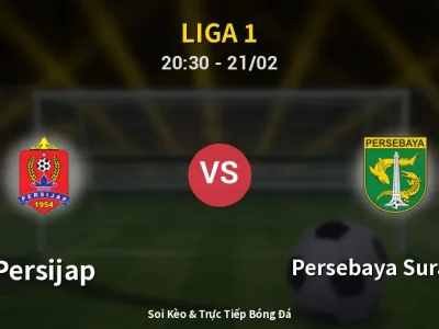 🔴 Trực Tiếp: Persijap 2-0 Persebaya Surabaya – Link Xem Liga 1 (Full HD)