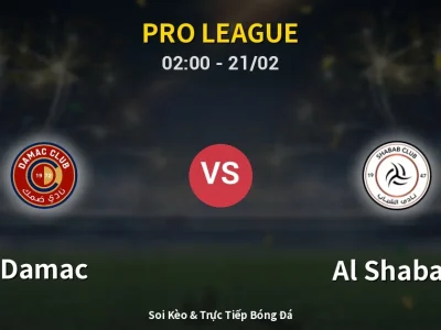 Kết Quả: Damac 1-3 Al Shabab – Highlight & Bàn Thắng | Pro League