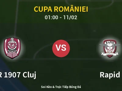 Kết Quả: CFR 1907 Cluj 1-1 Rapid – Highlight & Bàn Thắng | Cupa României
