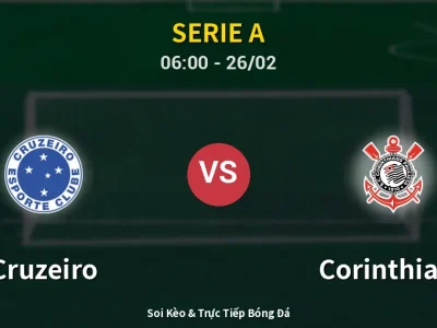 Kết Quả: Cruzeiro 1-1 Corinthians – Highlight & Bàn Thắng | Serie A