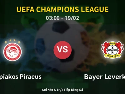 Kết Quả: Olympiakos Piraeus 0-2 Bayer Leverkusen – Highlight & Bàn Thắng | UEFA Champions League
