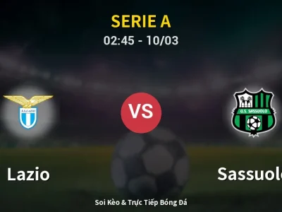 Kết Quả: Lazio 2-1 Sassuolo – Highlight & Bàn Thắng | Serie A