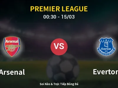 Kết Quả: Arsenal 2-0 Everton – Highlight & Bàn Thắng | Premier League