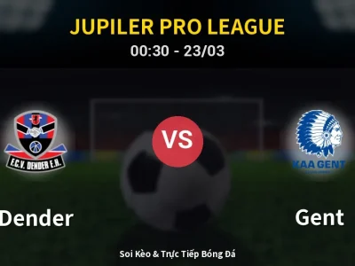 Kết Quả: Dender 1-3 Gent – Highlight & Bàn Thắng | Jupiler Pro League