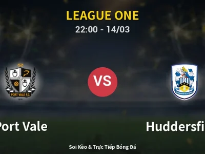 🔴 Trực Tiếp: Port Vale 0-0 Huddersfield – Link Xem League One (Full HD)