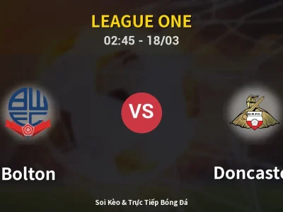Kết Quả: Bolton 0-0 Doncaster – Highlight & Bàn Thắng | League One