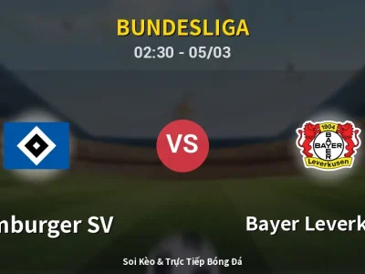 Kết Quả: Hamburger SV 0-1 Bayer Leverkusen – Highlight & Bàn Thắng | Bundesliga