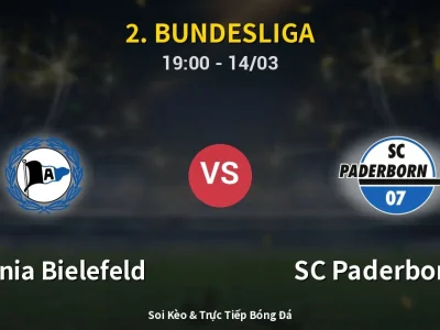Kết Quả: Arminia Bielefeld 2-2 SC Paderborn 07 – Highlight & Bàn Thắng | 2. Bundesliga