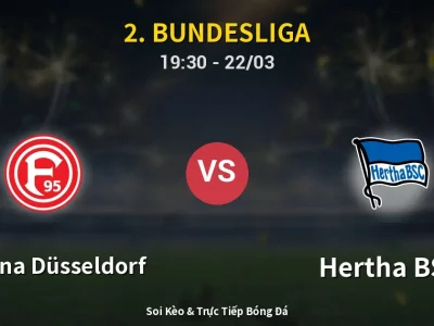 🔴 Trực Tiếp: Fortuna Düsseldorf 2-4 Hertha BSC – Link Xem 2. Bundesliga (Full HD)