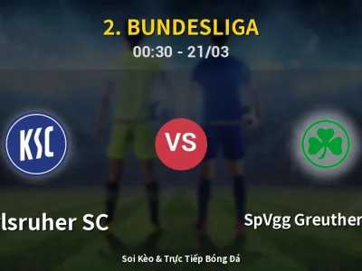 🔴 Trực Tiếp: Karlsruher SC 0-1 SpVgg Greuther Fürth – Link Xem 2. Bundesliga (Full HD)