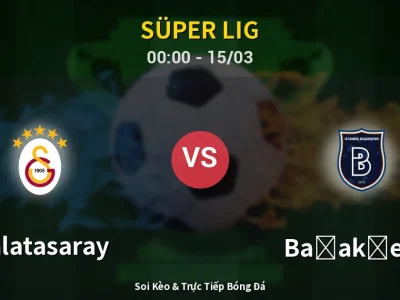 Kết Quả: Galatasaray 3-0 Başakşehir – Highlight & Bàn Thắng | Süper Lig