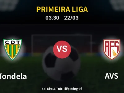 Soi Kèo Tondela vs AVS – 03:30 22/03 | Nhận Định, Dự Đoán Tỷ Số