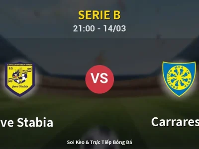 🔴 Trực Tiếp: Juve Stabia 1-0 Carrarese – Link Xem Serie B (Full HD)