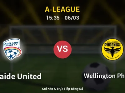 Kết Quả: Adelaide United 1-1 Wellington Phoenix – Highlight & Bàn Thắng | A-League