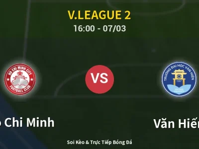 Kết Quả: Ho Chi Minh 0-0 Văn Hiến – Highlight & Bàn Thắng | V.League 2