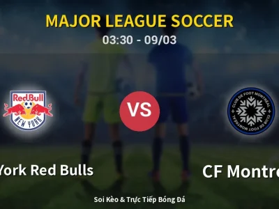 Kết Quả: New York Red Bulls 0-3 CF Montreal – Highlight & Bàn Thắng | Major League Soccer