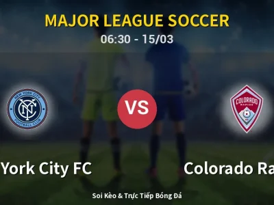 Soi Kèo New York City FC vs Colorado Rapids – 06:30 15/03 | Nhận Định, Dự Đoán Tỷ Số