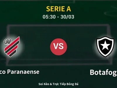 Kết Quả: Atletico Paranaense 4-1 Botafogo – Highlight & Bàn Thắng | Serie A