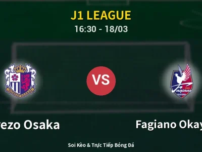 Kết Quả: Cerezo Osaka 1-2 Fagiano Okayama – Highlight & Bàn Thắng | J1 League
