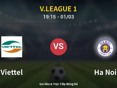 Kết Quả: Viettel 1-0 Ha Noi – Highlight & Bàn Thắng | V.League 1