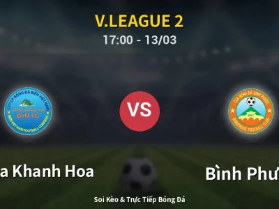 Kết Quả: Sanna Khanh Hoa 0-2 Bình Phước – Highlight & Bàn Thắng | V.League 2