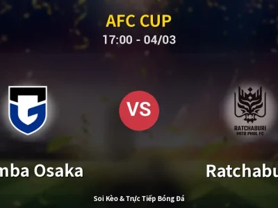 Kết Quả: Gamba Osaka 1-1 Ratchaburi – Highlight & Bàn Thắng | AFC Cup